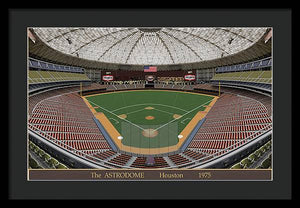 The Astrodome 1975 - Framed Print