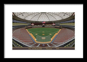 The Astrodome 1975 - Framed Print