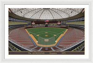 The Astrodome 1975 - Framed Print