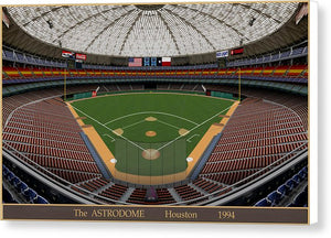 The Astrodome 1994 - Canvas Print