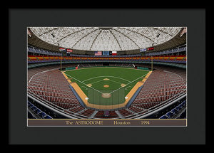 The Astrodome 1994 - Framed Print