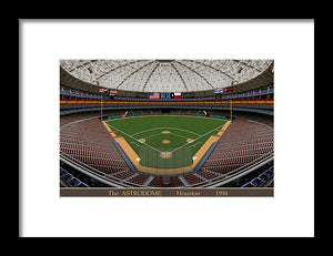 The Astrodome 1994 - Framed Print