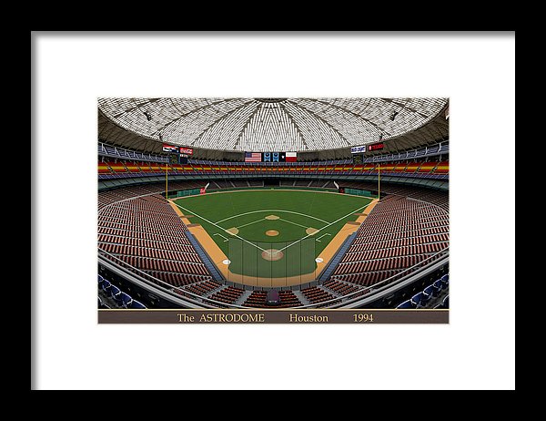 The Astrodome 1994 - Framed Print