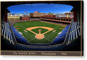 The Baker Bowl 1904 - Canvas Print