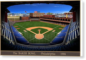 The Baker Bowl 1904 - Canvas Print