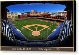 The Baker Bowl 1904 - Canvas Print