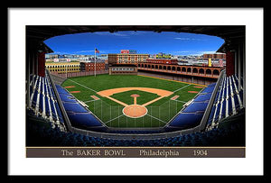 The Baker Bowl 1904 - Framed Print