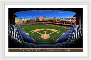 The Baker Bowl 1904 - Framed Print