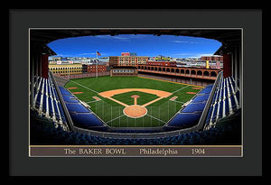 The Baker Bowl 1904 - Framed Print