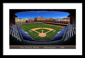 The Baker Bowl 1904 - Framed Print