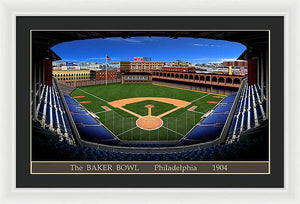 The Baker Bowl 1904 - Framed Print