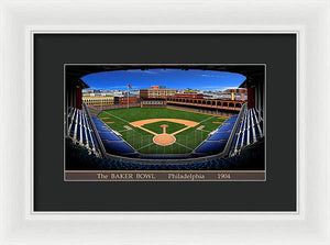 The Baker Bowl 1904 - Framed Print