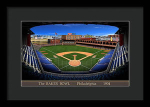 The Baker Bowl 1904 - Framed Print