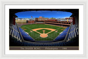 The Baker Bowl 1904 - Framed Print