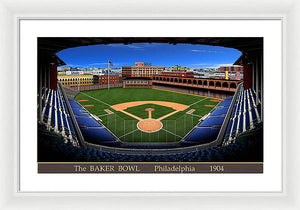 The Baker Bowl 1904 - Framed Print