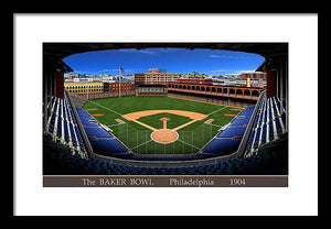 The Baker Bowl 1904 - Framed Print