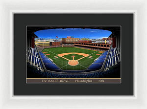 The Baker Bowl 1904 - Framed Print