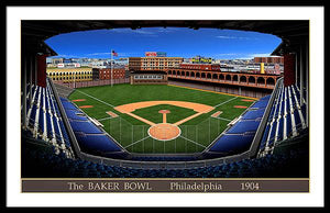 The Baker Bowl 1904 - Framed Print