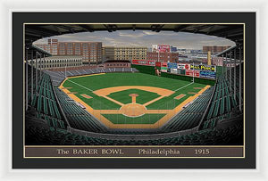 The Baker Bowl 1915 - Framed Print