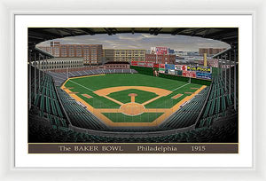 The Baker Bowl 1915 - Framed Print