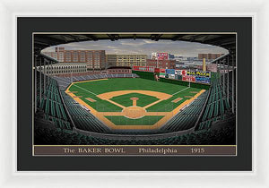 The Baker Bowl 1915 - Framed Print