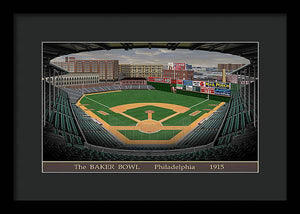 The Baker Bowl 1915 - Framed Print