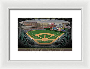 The Baker Bowl 1915 - Framed Print