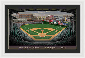 The Baker Bowl 1915 - Framed Print