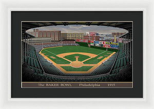 The Baker Bowl 1915 - Framed Print