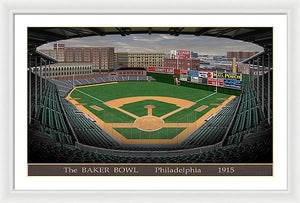 The Baker Bowl 1915 - Framed Print