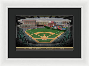 The Baker Bowl 1915 - Framed Print