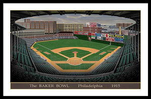 The Baker Bowl 1915 - Framed Print