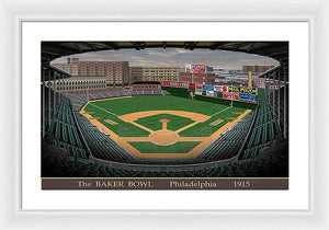 The Baker Bowl 1915 - Framed Print