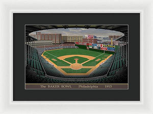 The Baker Bowl 1915 - Framed Print