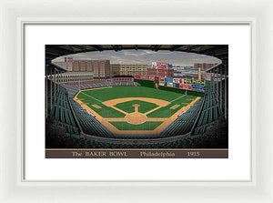 The Baker Bowl 1915 - Framed Print