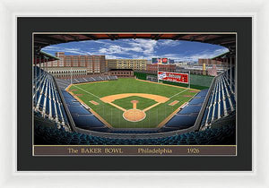 The Baker Bowl 1927 - Framed Print