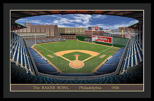 The Baker Bowl 1927 - Framed Print