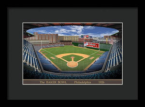 The Baker Bowl 1927 - Framed Print