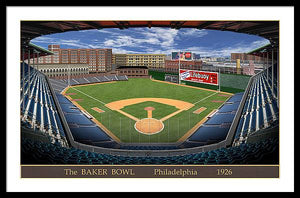 The Baker Bowl 1927 - Framed Print