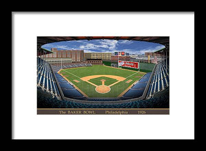 The Baker Bowl 1927 - Framed Print