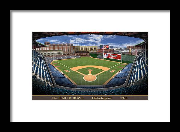 The Baker Bowl 1927 - Framed Print