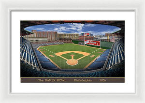 The Baker Bowl 1927 - Framed Print