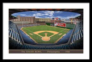 The Baker Bowl 1927 - Framed Print