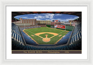 The Baker Bowl 1927 - Framed Print