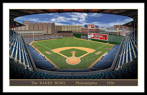 The Baker Bowl 1927 - Framed Print