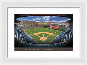 The Baker Bowl 1927 - Framed Print