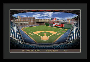 The Baker Bowl 1927 - Framed Print