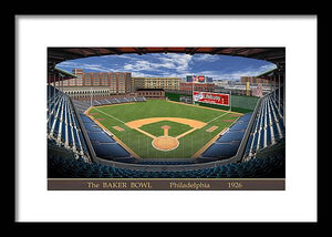 The Baker Bowl 1927 - Framed Print