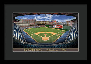 The Baker Bowl 1927 - Framed Print