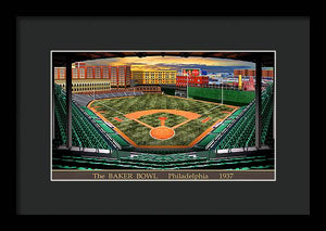 The Baker Bowl 1936 - Framed Print